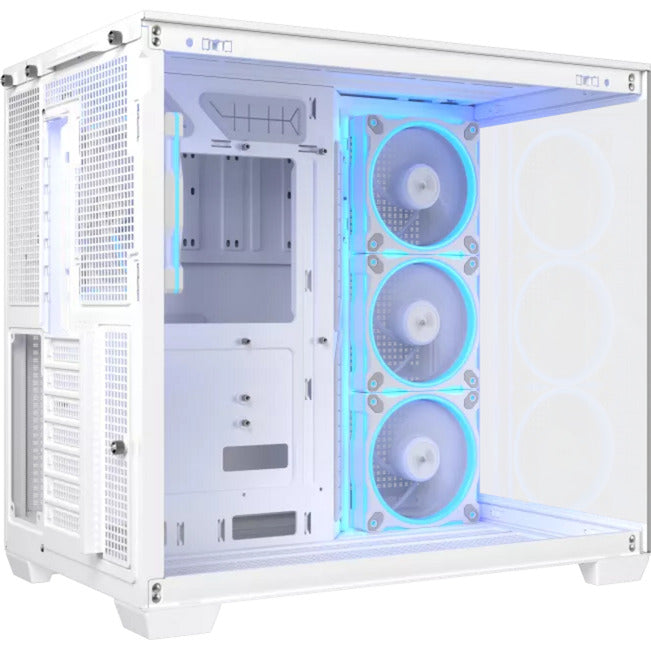 Load image into Gallery viewer, Asus a32 plus midi tower behuizing (wit | 2x usb-a | 1x usb-c | rgb | tempered glass)
