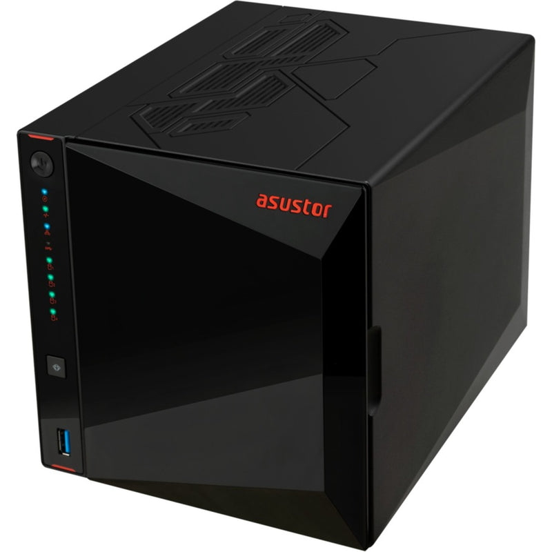 Load image into Gallery viewer, Asustor nimbustor 4 as5404t nas (zwart, 2x lan, usb, hdmi)

