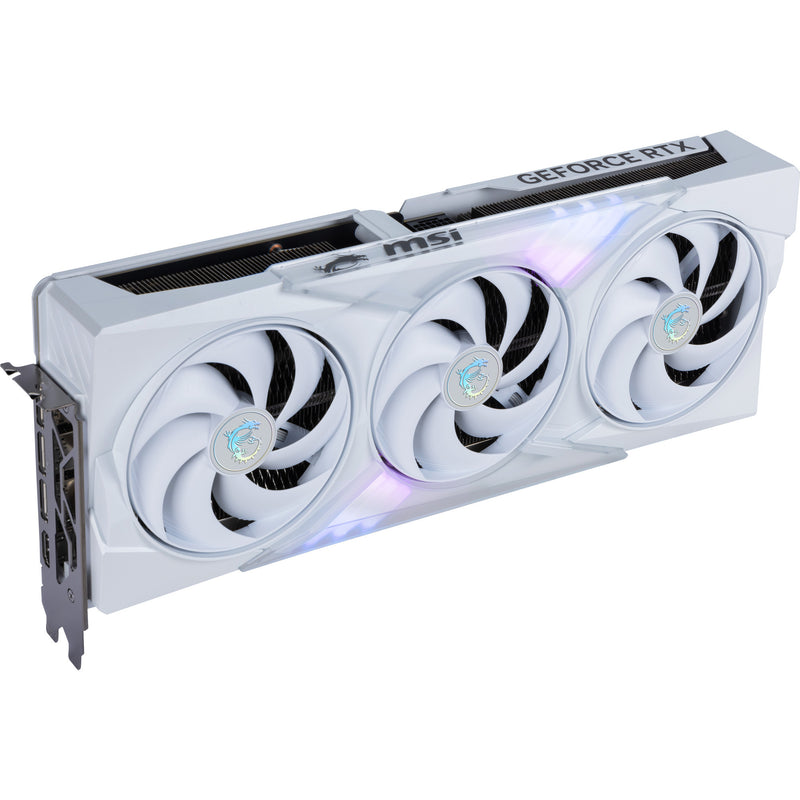 Chargez l'image dans la visionneuse de la galerie, Msi geforce rtx 5070 ti gaming trio oc white grafische kaart (wit, 3x displayport, 1x hdmi 2.1, dlss 4)
