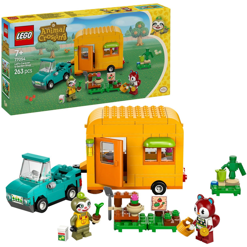 Afbeelding laden in galerijviewer, Lego animal crossing 77054 leifs caravan en winkel
