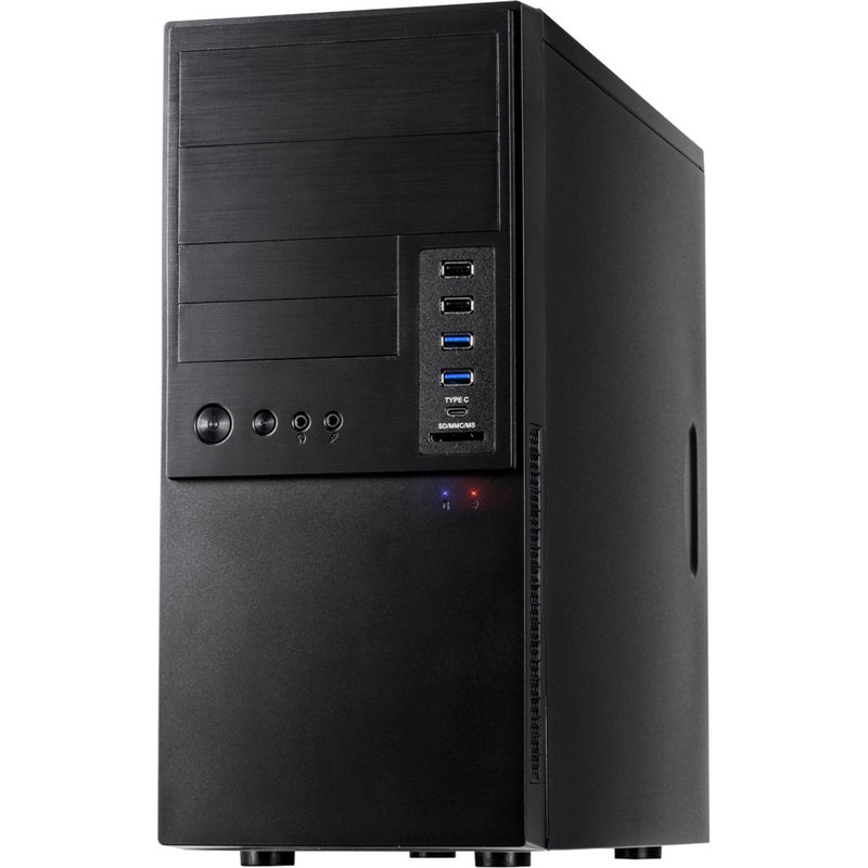 Load image into Gallery viewer, Inter-tech it-6865 midi tower behuizing (zwart | 4x usb-a | 1x usb-c)
