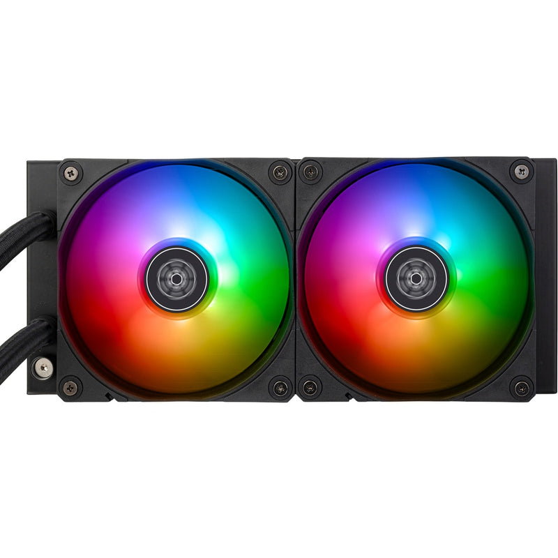 Load image into Gallery viewer, Silverstone novapeak 240 argb waterkoeling (zwart, 4 pin pwm)
