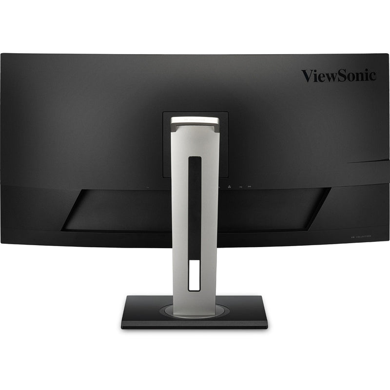 Load image into Gallery viewer, Viewsonic uwqhd curved docking monitor vg3456c 34 ultrawide (zwart (mat), 2x hdmi, 1x displayport, usb-a, usb-b, usb-c, lan, audio)
