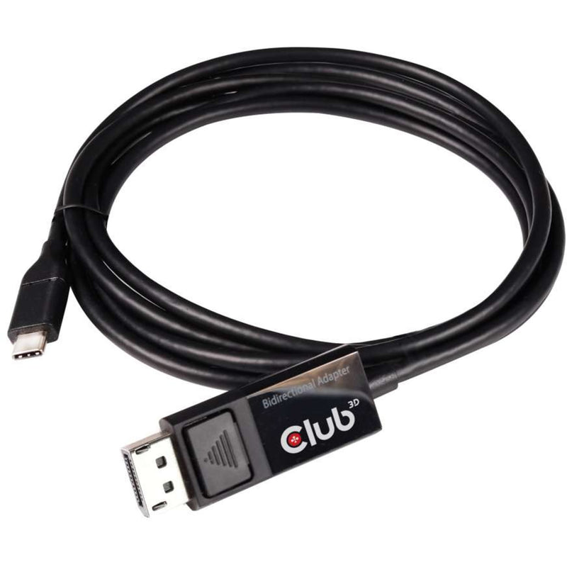 Chargez l'image dans la visionneuse de la galerie, Club 3d usb-c naar displayport 1.4 kabel (zwart, 1,8 meter)
