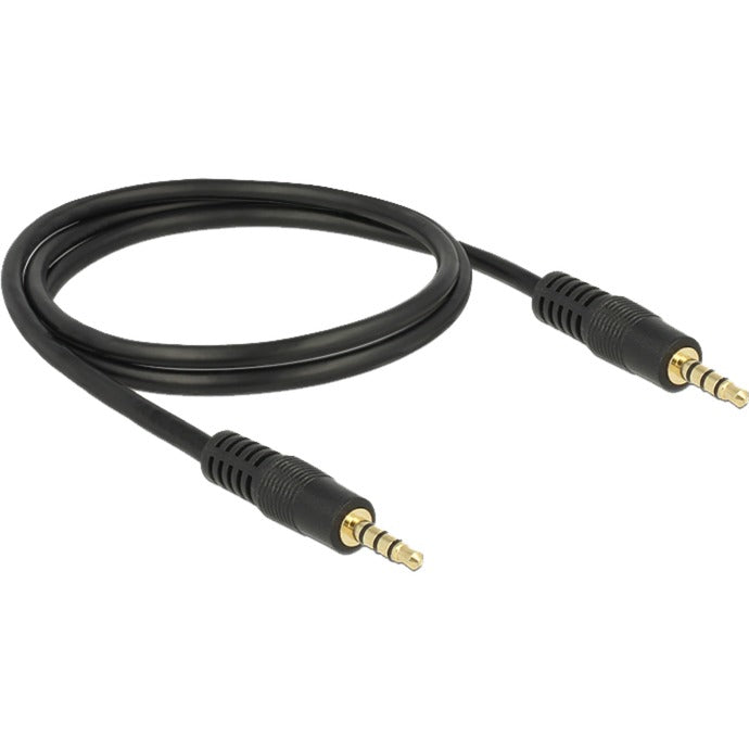 Load image into Gallery viewer, Delock 3,5 mm male > 3.5 mm male kabel (zwart, 1 meter)
