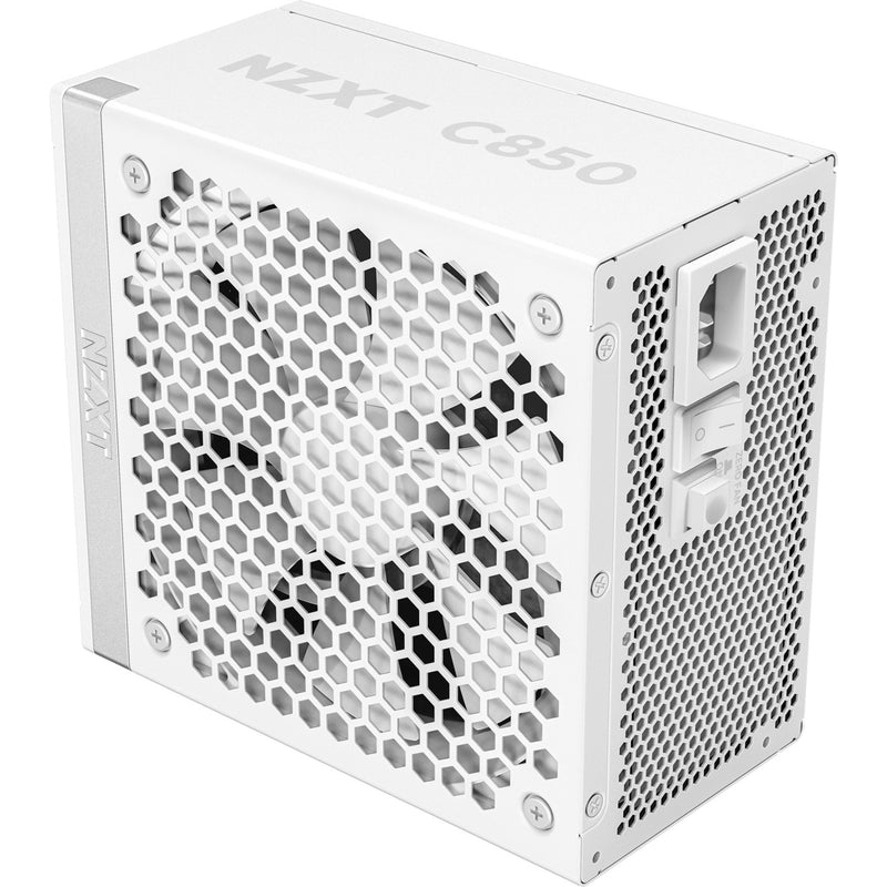 Chargez l'image dans la visionneuse de la galerie, Nzxt c850 gold atx 3.1 modulaire 850 watt voeding (wit, 1x 12v-2x6, 3x pcie)
