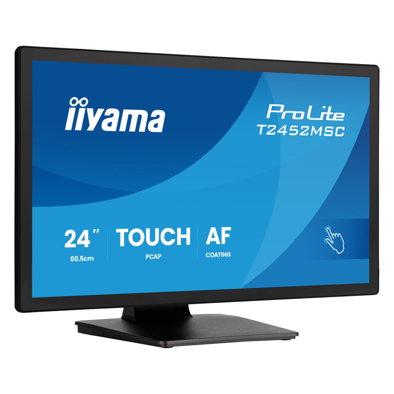 Load image into Gallery viewer, Iiyama prolite t2452msc-b2 24 touchscreen monitor (zwart, hdmi, displayport, usb, audio, touch, 120hz )
