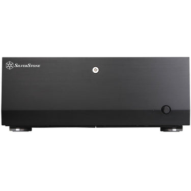 Silverstone sst-gd07b-c htpc behuizing (zwart | 1x usb-a | 1x usb-c)