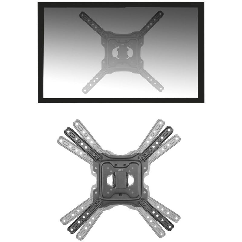 Afbeelding laden in galerijviewer, Tv-wandbeugel act ac8354 zwart 55 inch
