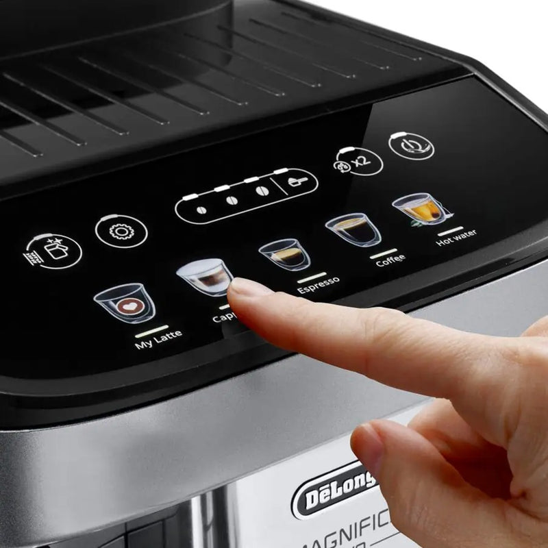 Load image into Gallery viewer, Delonghi magnifica evo ecam290.61.sb espressomachine volautomaat (zilver zwart)
