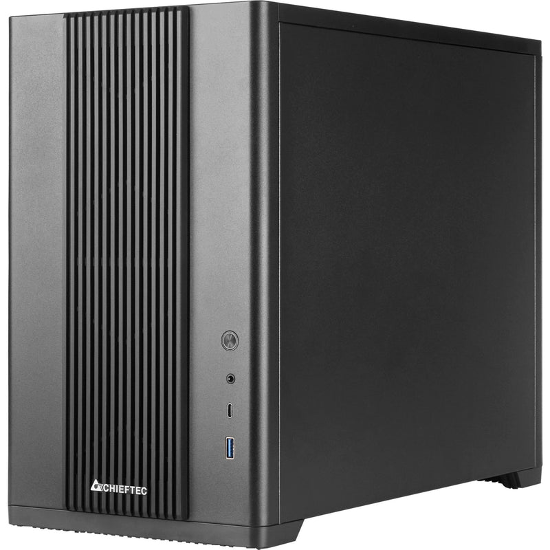 Load image into Gallery viewer, Chieftec bx-mesh mini tower behuizing (zwart | 1x usb-a | 1x usb-c | tempered glass)
