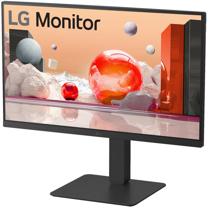 Load image into Gallery viewer, Lg 27ba650 27 monitor (zwart, hdmi, displayport, audio, usb-c)
