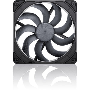 Noctua nf-a14x25 g2 pwm sx2-pp chromax.black case fans (zwart, 2 stuks, 140 x 140 x 25 mm)