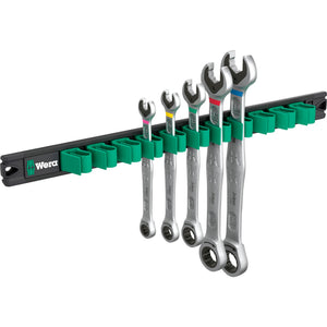 Wera 9631 magneetstrip 6000 joker 2 steek-ringratelsleutelset moersleutel (5‑delig)