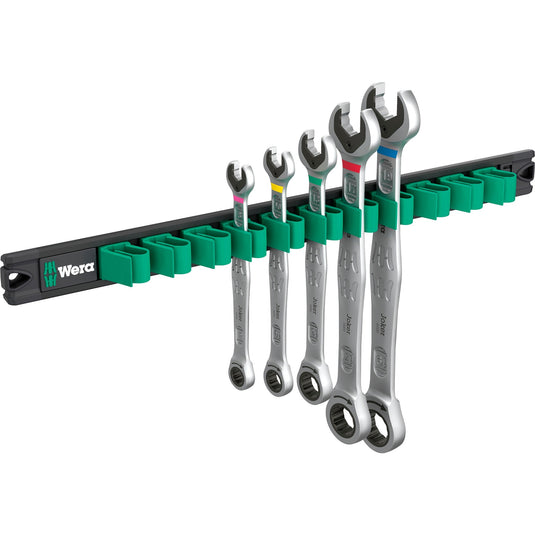 Wera 9631 magneetstrip 6000 joker 2 steek-ringratelsleutelset moersleutel (5‑delig)