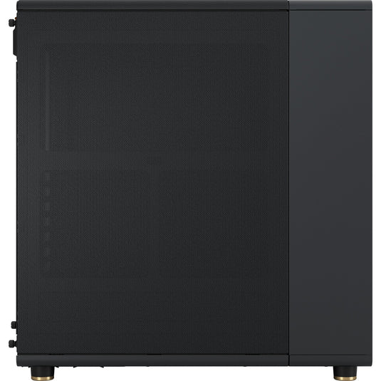 Fractal design north midi tower behuizing (zwart houtkleur | 2x usb-a | 1x usb-c)