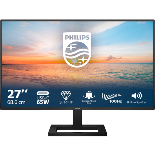Philips 27e1n1600ae 00 27 monitor (zwart, hdmi, 2x usb-a, usb-c)