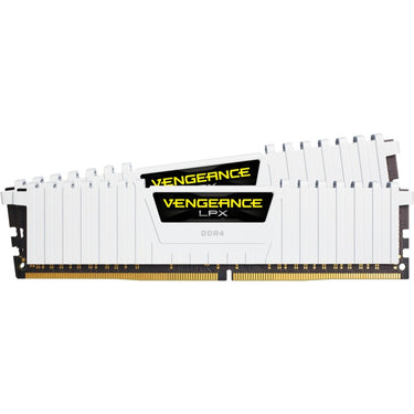Corsair vengeance lpx 32 gb ddr4-3200 (2x 16 gb) werkgeheugen (wit, cmk32gx4m2e3200c16w, xmp 2.0)