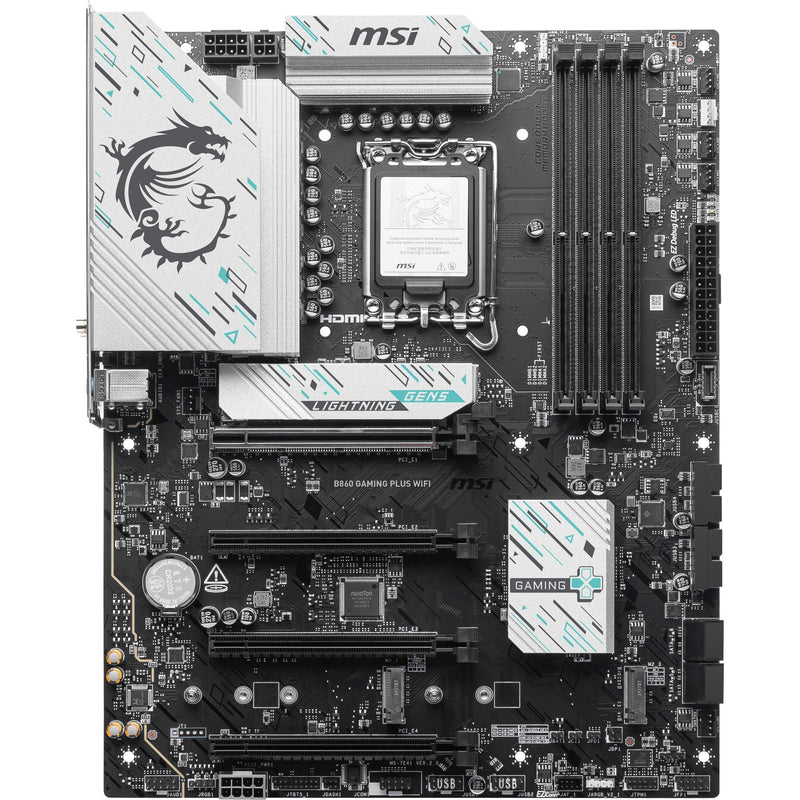 Load image into Gallery viewer, Msi b860 gaming plus wifi socket 1851 moederbord (raid, 5gb-lan, wi-fi 7, bt, sound, atx)
