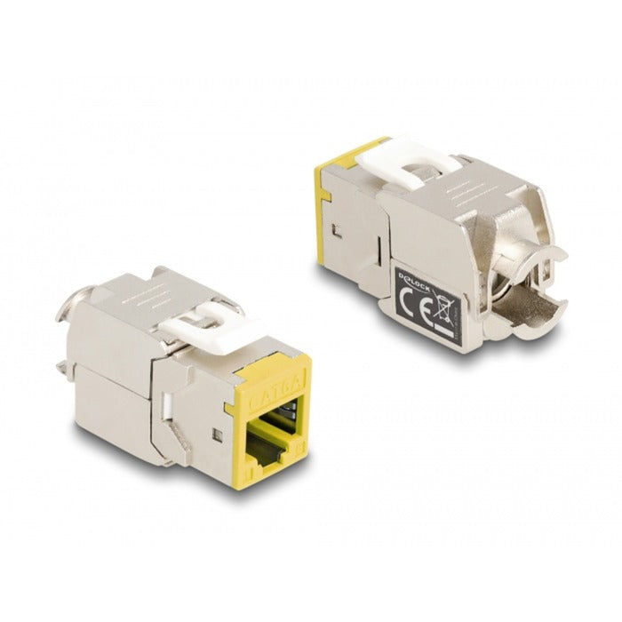 Chargez l'image dans la visionneuse de la galerie, Delock rj45 jack > lsa cat 6a toolfree keystone module (meerkleurig, 8 stuks)
