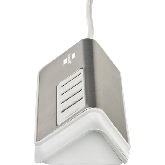 Brennenstuhl estilo meervoudige usb-lader (wit roestvrij staal)