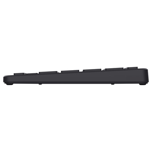Trust nado ii bluetooth-toetsenbord (zwart, us lay-out (qwerty), scissor switches, 80% (tkl), bluetooth)