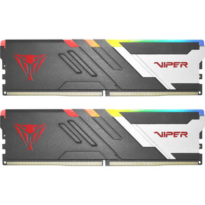 Patriot viper venom rgb 64 gb ddr5-6000 (2x 32 gb) werkgeheugen (zwart, pvvr564g600c30k, xmp, expo)