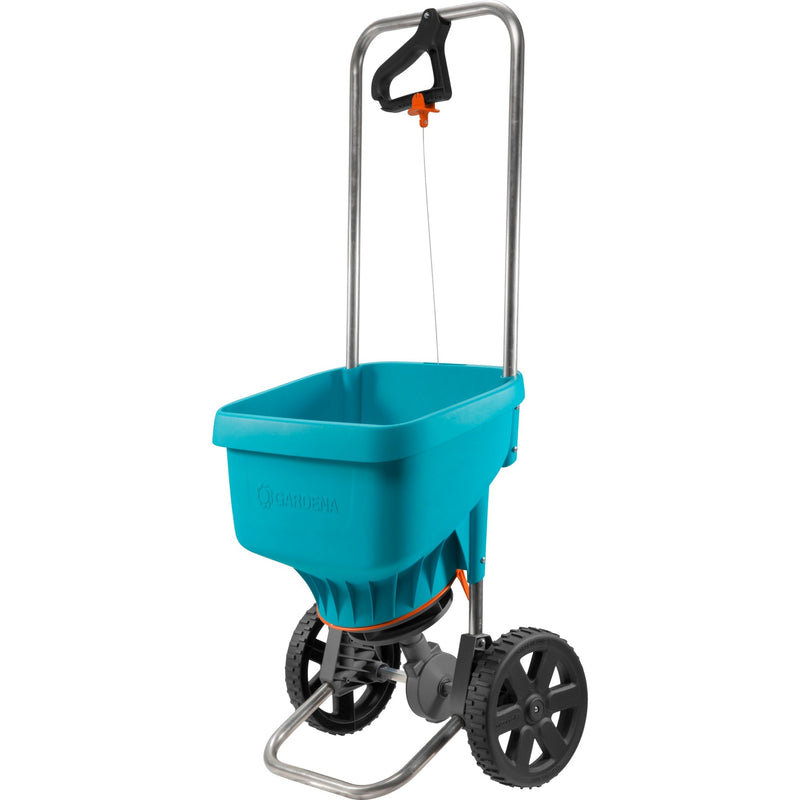 Load image into Gallery viewer, Gardena strooiwagen xl strooiapparatuur (turquoise zwart, 436-20)
