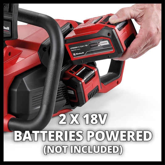 Einhell gp-lc 36 40 li bl-solo professional accu kettingzaag (rood zwart, accu en oplader niet inbegrepen)