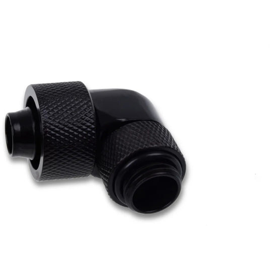 Alphacool eiszapfen 16 10mm screw-on nozzle 90° rotatable g1 4 verbinding (zwart, 4 stuks)