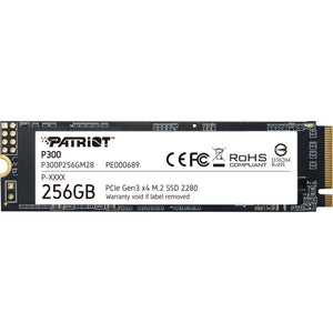 Patriot p300 256 gb ssd (p300p256gm28, pcie 3.0 x4, m.2 2280)