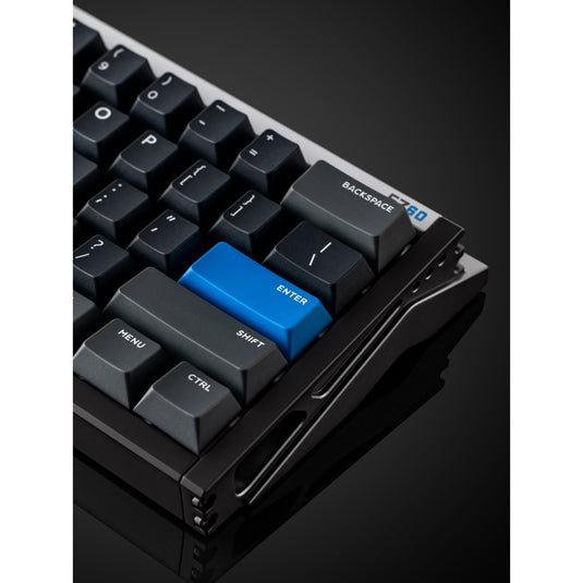 Iqunix ez60 magnetic switch gaming he keyboard (zwart, us lay-out (qwerty), gateron magnetic jade gaming, 60%, rgb, double shot pbt keycaps)