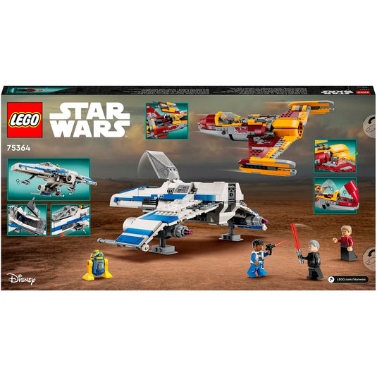 Lego star wars - new republic e-wing vs. shin hati's starfighter constructiespeelgoed (75364)
