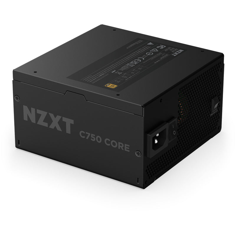 Load image into Gallery viewer, Nzxt c750 gold core modulaire 750 watt voeding (zwart, 1x 12v-2x6, 2x pcie)
