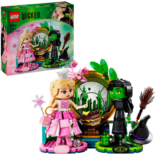 Lego wicked elphaba en glinda figuren - 75682