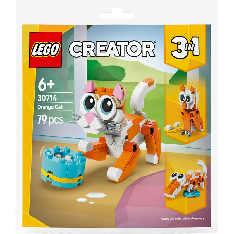 Load image into Gallery viewer, Lego creator 30714 oranje kat
