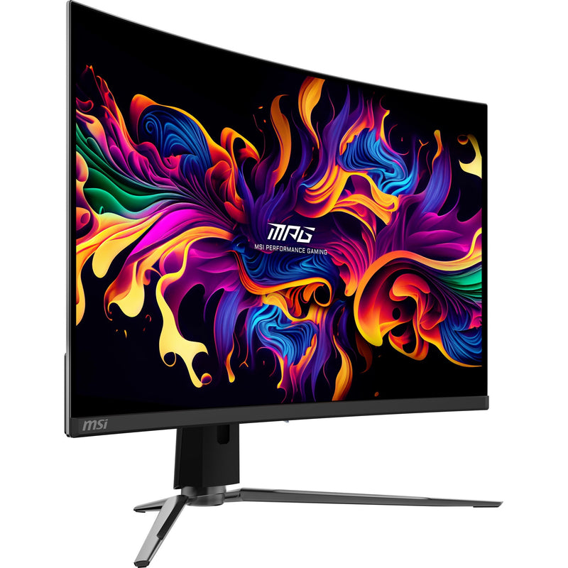 Afbeelding laden in galerijviewer, Msi mpg 321curx qd-oled 31.5 4k uhd curved gaming monitor (zwart, 2x hdmi, displayport, 2x usb-a, usb-b, usb-c, 240 hz)
