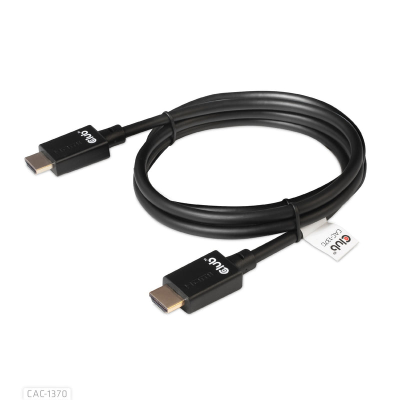 ギャラリービューアに画像をロードする, Club 3d gecertificeerde ultra high speed hdmi 2.1 kabel (zwart, 1,5 meter, 8k)
