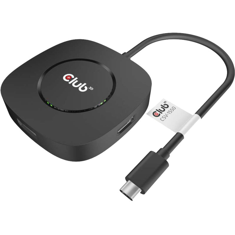 ギャラリービューアに画像をロードする, Club 3d usb-c 3.2 hub met displayport 1.4 (zwart)

