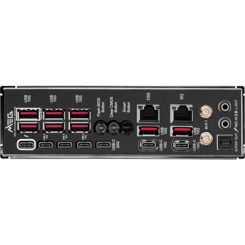 Load image into Gallery viewer, Msi meg z890 godlike socket 1851 moederbord (zwart, raid, 10gb-lan, 5gb-lan, wlan, bt, sound, e-atx)
