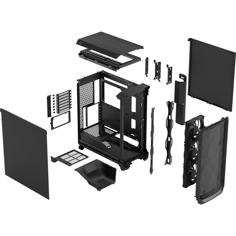 Chargez l'image dans la visionneuse de la galerie, Fractal design meshify 3 midi tower behuizing (zwart | 2x usb-a | 1x usb-c)
