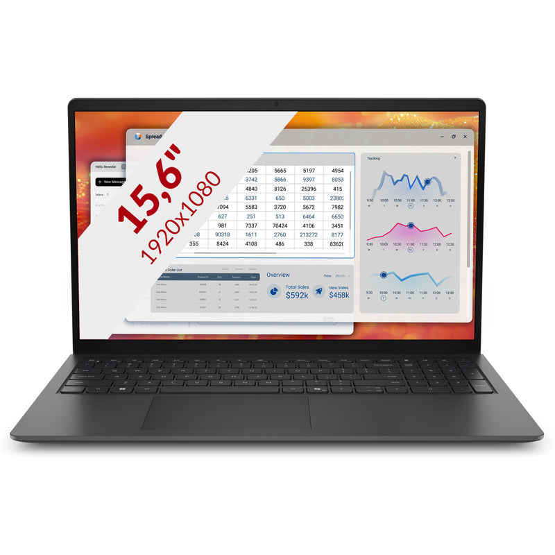 Afbeelding laden in galerijviewer, Dell pro 15 essential pv15265 15.6 laptop (zwart | ryzen 5 130 | radeon 660m | 16 gb | 512 gb ssd)
