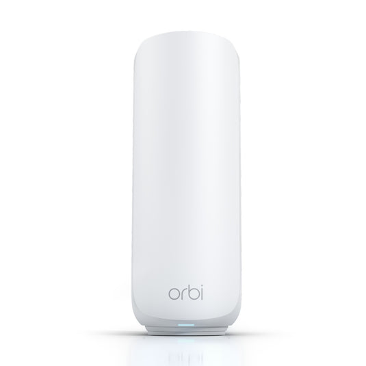 Netgear orbi 370 serie dual-band wifi 7-mazig uitbreidingssatelliet mesh router (wit)