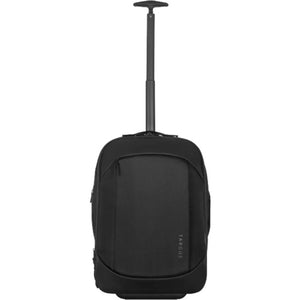 Targus 15.6” ecosmart mobile tech traveler rolling backpack trolley (zwart)
