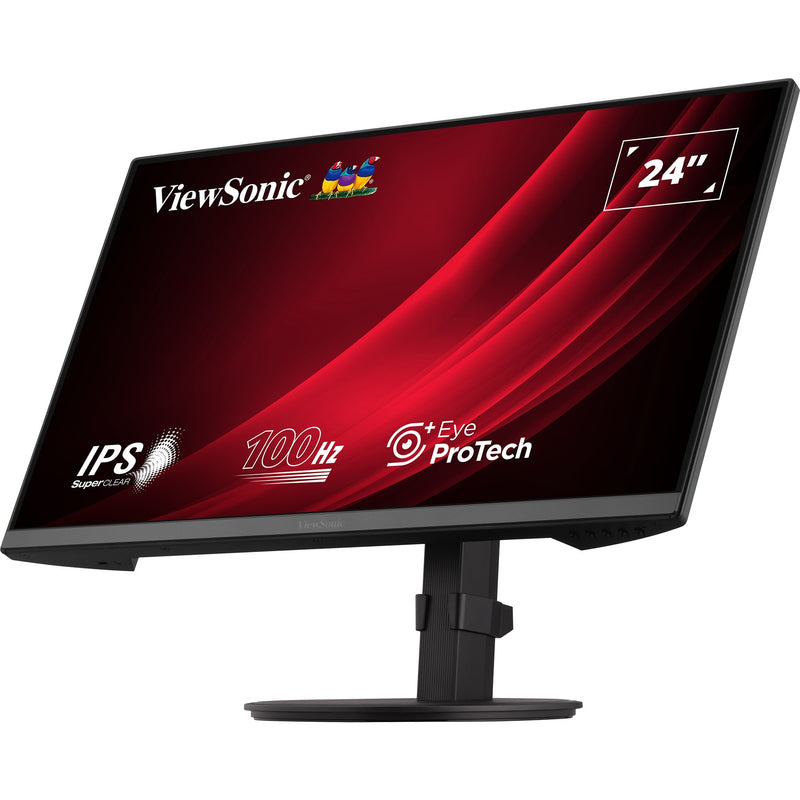 Load image into Gallery viewer, Viewsonic vg2408a-mhd 24 monitor (zwart, 1x hdmi, 1x displayport, vga, 100 hz)
