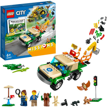 Lego city - wilde dieren reddingsmissies constructiespeelgoed (60353)