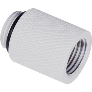 Alphacool eiszapfen verlengstuk 20 mm g1 4 ag to g1 4 ig - white verlenging (wit)