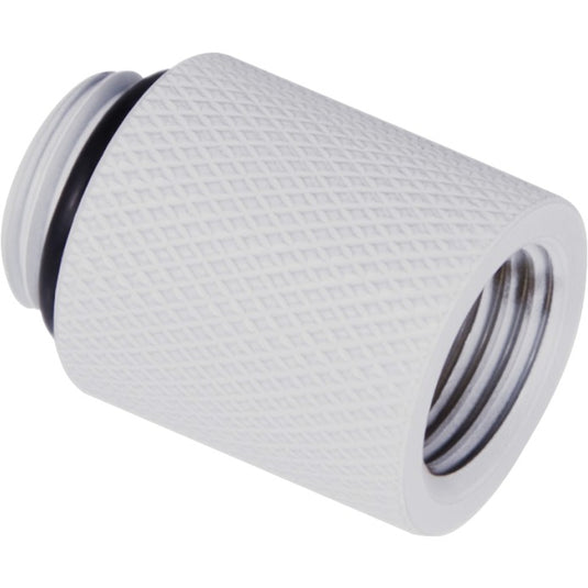 Alphacool eiszapfen verlengstuk 20 mm g1 4 ag to g1 4 ig - white verlenging (wit)