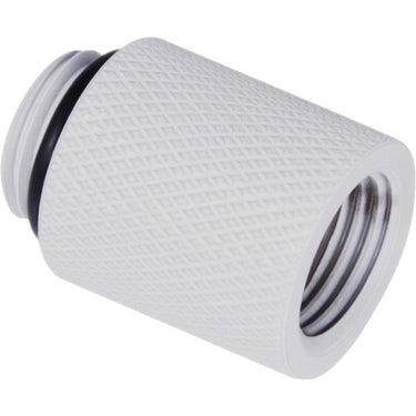 Alphacool eiszapfen verlengstuk 20 mm g1 4 ag to g1 4 ig - white verlenging (wit)