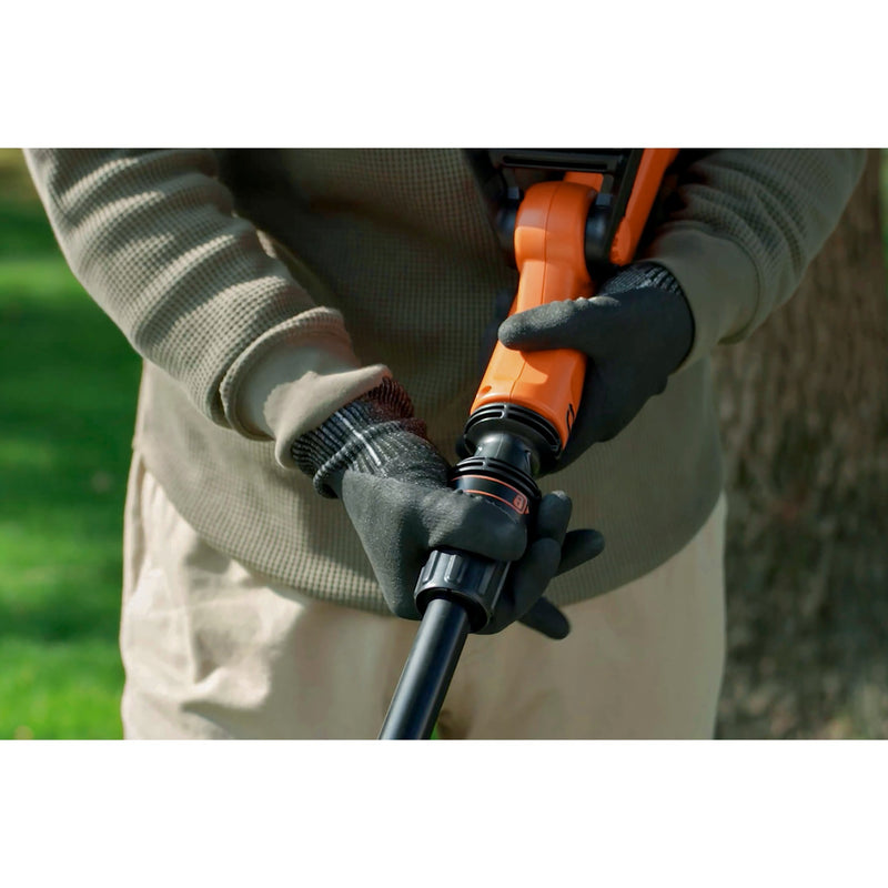 Load image into Gallery viewer, Black+decker 18v afs grastrimmer met accu (zwart oranje, 28 cm accu inbegrepen)
